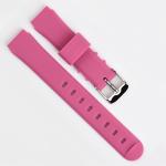 Waterproof Narrow Watch Band , 14mm Rubber Watch Strap Durable
