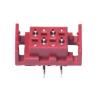 Buy cheap 1.27 Mm Idc Connector Red Female Header 4 Pin 500AC Withstanding Voltage from wholesalers