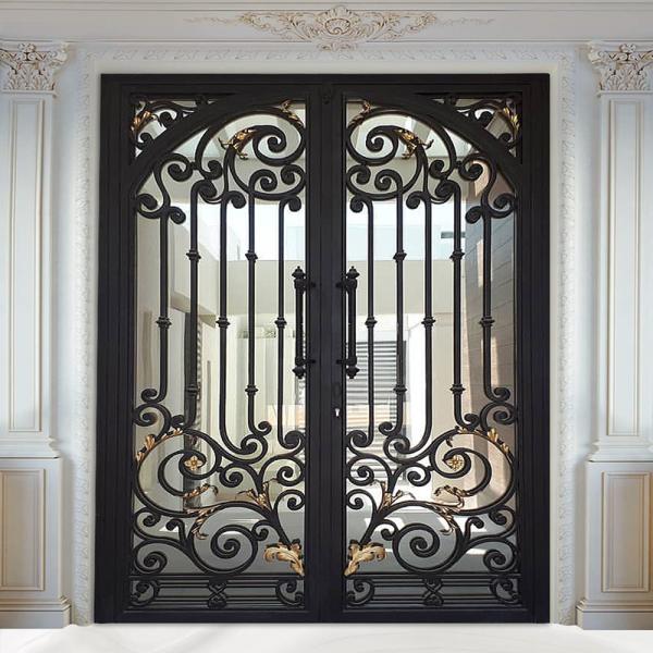 Buy cheap Garden Wrought Iron Fence Walkway Gates Frame 120 x 76 x 4.0mm from wholesalers