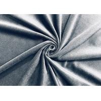 Buy cheap 200GSM Polyester Velvet Fabric Cationic Ducth For Sofa Grey Twill Color product