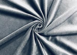 China 200GSM Polyester Velvet Fabric Cationic Ducth For Sofa Grey Twill Color on sale