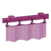 Buy cheap Free Install Aluminum Weave 5x5mm 6x6mm Metal Cloth Curtain product