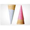 Buy cheap Disposable Light Film 4C Eco Friendly Food Packaging 4 Color Icecream Cone Sleeves from wholesalers