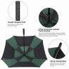 Buy cheap extra large Wind Proof Double Canopy Umbrella , Durable Square Golf Umbrella EVA Handle from wholesalers