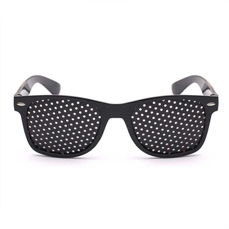 Anti-myopia Astigmatism Glasses With Holes Eyeglasses Eyes Exercise Eyesight For Men Women Improvement Vision Care