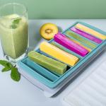 Silicone Freezer Tray With Lid - 1 Cup Silicone Food Freezer Tray - Large Ice