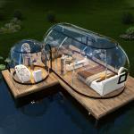 Eggshell house Smart Dome Star River View Egg House Hotel