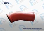 Concrete delivery elbow with extension