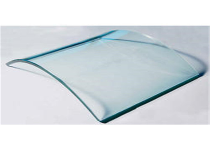 Swimming Pool Bent Tempered Glass , Size Customized Curved Toughened Glass