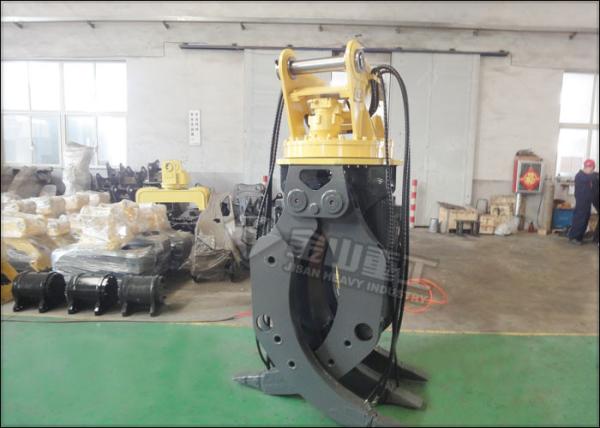 Buy cheap CE Approved Rotary Hydraulic Wood Grapple For Hitachi ZX230 ZX210 Excavator from wholesalers