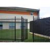 Buy cheap Tubular 2100x2400mm Ornamental Steel Fence Panels Anti Rust from wholesalers