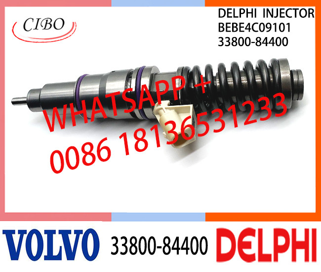 33800-84400 BEBE4C09101 Common Rail Fuel Diesel Injector 33800-84400 BEBE4C09101 E1 for HYUNDAI E1