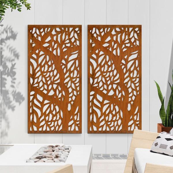 Buy cheap Customized Corten Steel Metal Room Dividers Partitions Home Living from wholesalers
