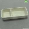Buy cheap 2 Compartments Disposable Sugarcane Pulp Condiment Dispenser-Eco-Friendly Bagasse Food Packaging Container Manufacturer from wholesalers