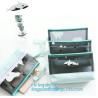 Buy cheap Clothes Packaging Suited Frosted PVC/EVA Vinyl Slider Top Zipper Bag For Swimwear, vinyl toiletry zipper bag pvc slider from wholesalers