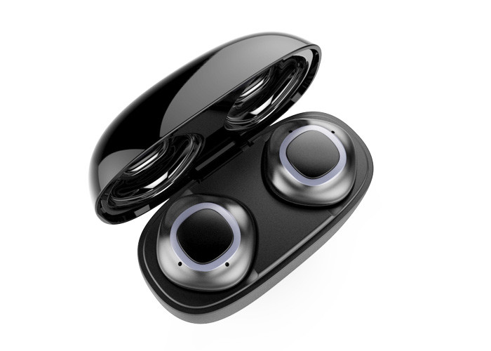 Ergonomically Black Ture Wireless 3D Stereo Sound Earbuds In Ear Type earphones