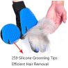 Buy cheap Silicone Pet Hair Remover Glove Blue Cat Brushing Glove For Small Animals from wholesalers