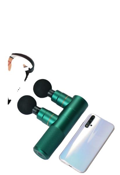 Buy cheap 2000mAh Battery Fascia Massage Gun Dual Heads Carbon Fiber Massage Fascia Gun from wholesalers