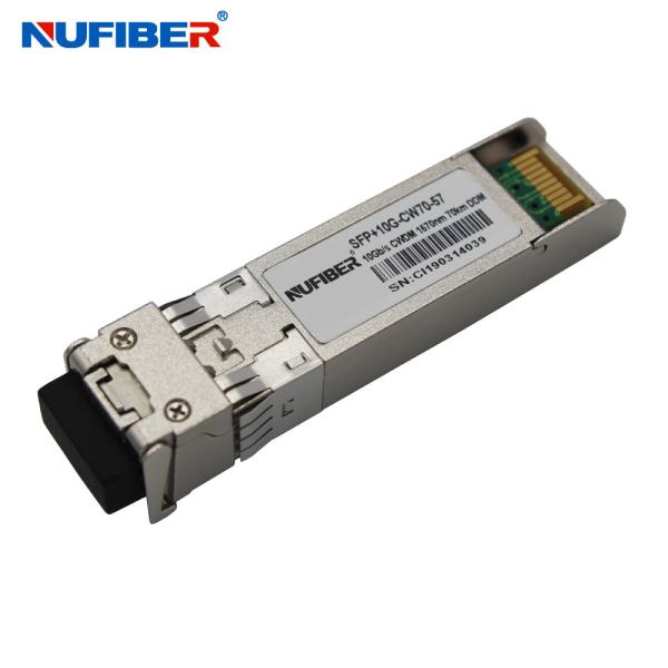 Buy cheap Duplex LC 10g Sfp+ Cwdm Transeiver 1470nm 1550nm RoHS Compliant from wholesalers