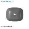 Buy cheap Chaozhou New Developed AB8417MG Models Professional Manufacturer Vanity Wash Hand Basins Matt Grey Sink from wholesalers