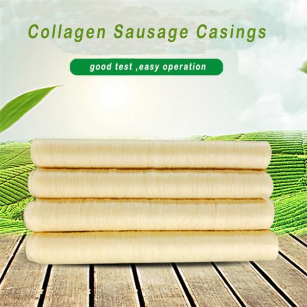 Buy cheap Food Grade Natural Edible Collagen Sausage Casings For Fried Sausages from wholesalers