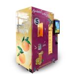 Visible Juicing Process Healthy Orange Juice Vending Machine Wifi Coins Bank