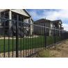 Buy cheap 2.1x2.4m Steel Tubular Fencing Australia Black Heavy Duty Garrison from wholesalers