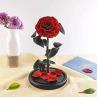 Buy cheap Forever Real Rose Everlasting Flower Preserved Fresh Flower Live Enchanted Rose in Glass Dome Cover with Gift Box rose from wholesalers