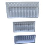 Customized Drug Ampoule Tray 1ml 2ml 5ml 10m Water Injection PET Ampoule Tray