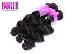 Long Lasting Malaysian Loose Wave Hair Optional Texture No Shedding Unprocessed