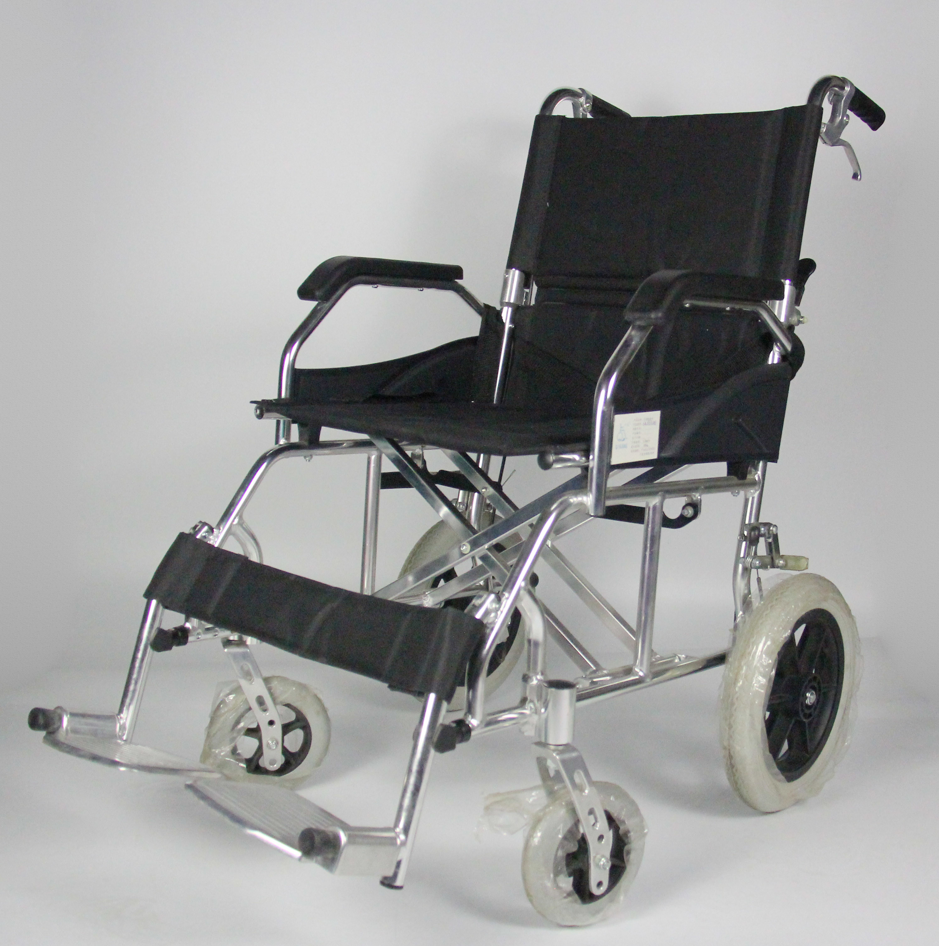 Portable Lightweight Foldable Aluminum Manual Wheelchair Easy Carry For Elderly