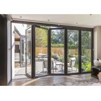 Buy cheap Fire Proof Aluminium Bifold Patio Doors , Residential Folding Doors With Louver product