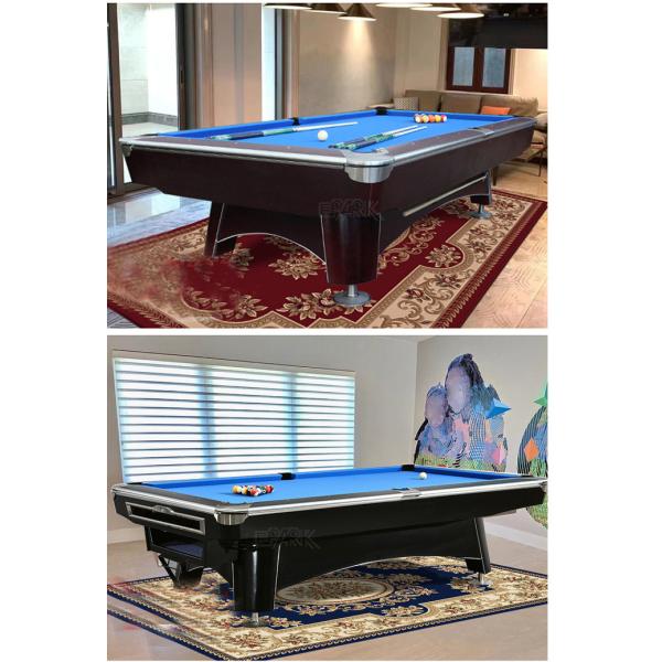 White 2 In 1 9FT Billiard Pool Table For Shopping Mall