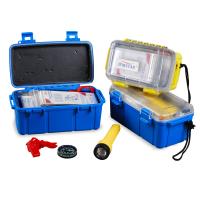 Buy cheap All Purpose Red Cross Deluxe Family First Aid Kit Blue 30 Piece Waterproof product
