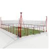 Buy cheap Modular Outdoor Indoor Soccer Field Explosion Proof Custom Size Football Training Cage from wholesalers