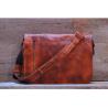 Buy cheap Men's Distressed Full Grain Leather Messenger Bag, Leather Bag, Cross Body Bag, Briefcase from wholesalers