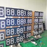 7000mcd Brightness 888.8 LED Display Board Gas Station Price Sign