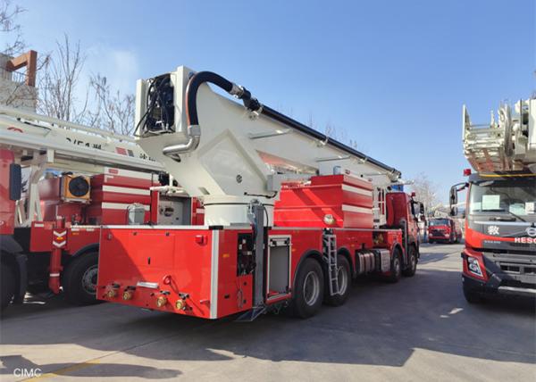 Buy cheap 44m Working Height 320kw Aerial Hydraulic Platform Fire Truck with Work Cage from wholesalers