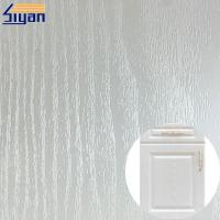 Buy cheap White Pvc Wood Grain Film , Decorative Pvc Membrane Sheet For Furniture product