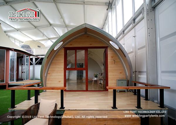 Luxury Shell Shape Outdoor Party Tents With Clear Roof Covers And Full