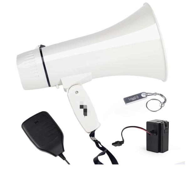 Buy cheap 0.035KW 0.8KM Handheld Megaphone Bullhorn High Power Megaphones from wholesalers