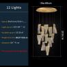 Buy cheap Hall Large Staircase Lighting LED Crystal Chandelier for living room hanging hallway lights(WH-NC-55) from wholesalers
