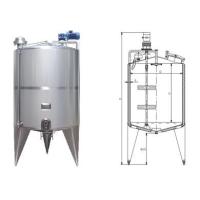 Buy cheap 5ton Vertical Steel Water Storage Tank 1600mm Diameter With Pump product