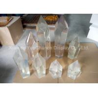 Buy cheap Clear Artificial Resin Crystal Statues , Transparent Christmas Decorations Good product