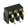 Buy cheap Black Electrical Pin Connector Customized Gold Plated 0.25um Male Type from wholesalers