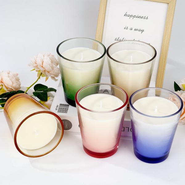 Buy cheap Elegant Glass Jar Scented Candle Personalized for Home Decor Parties and Weddings from wholesalers