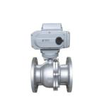 Stainless Steel AC220V Electric Proportional Control Valve PTFE Seal Flange