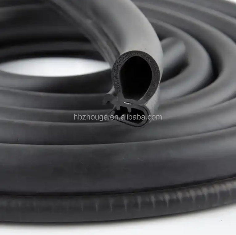 Customize EPDM weather stripping car door rubber strip automobile Rubber Edge trim seal