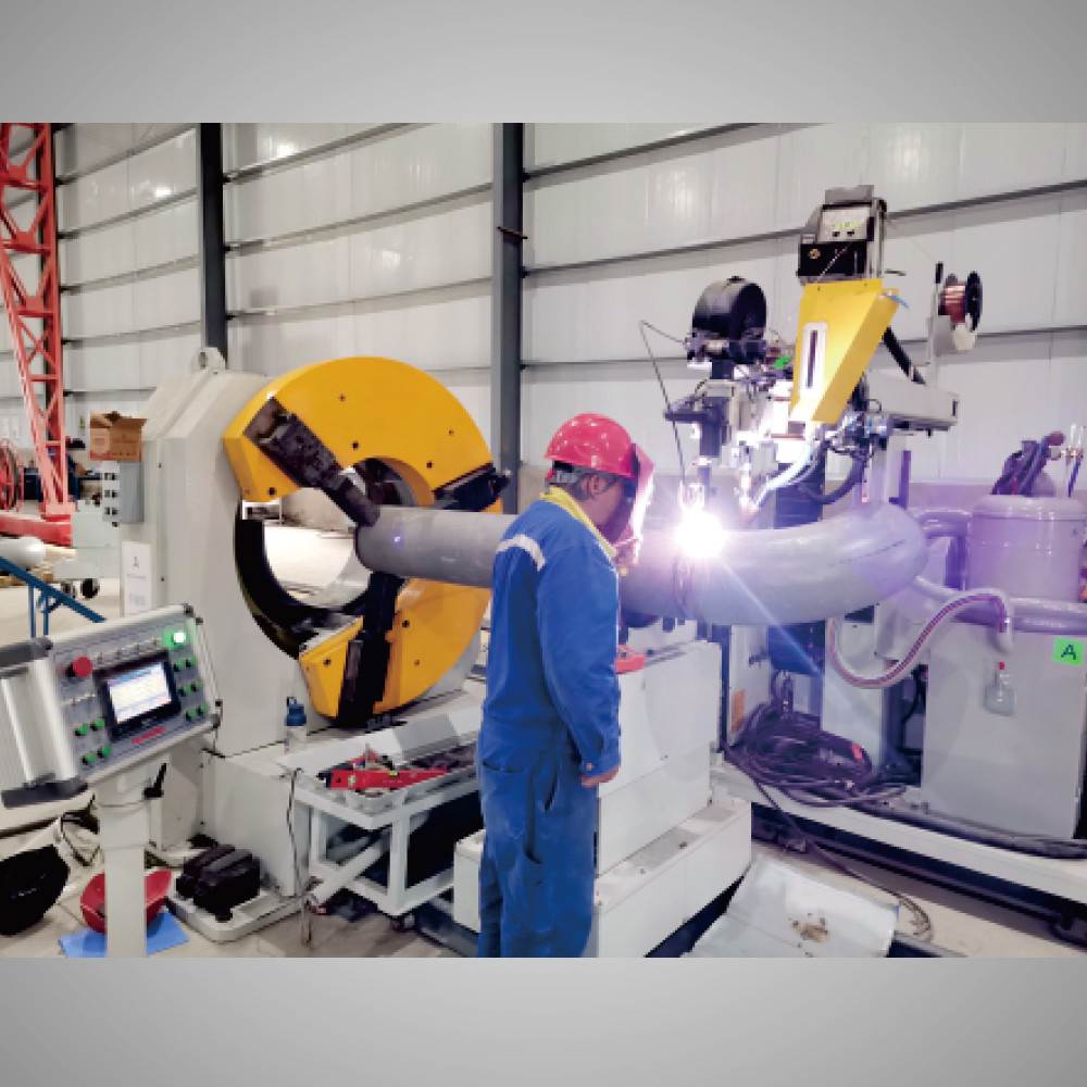 Open Headstock Pipe Spool Welding Station High Efficiency Pipe Welding System