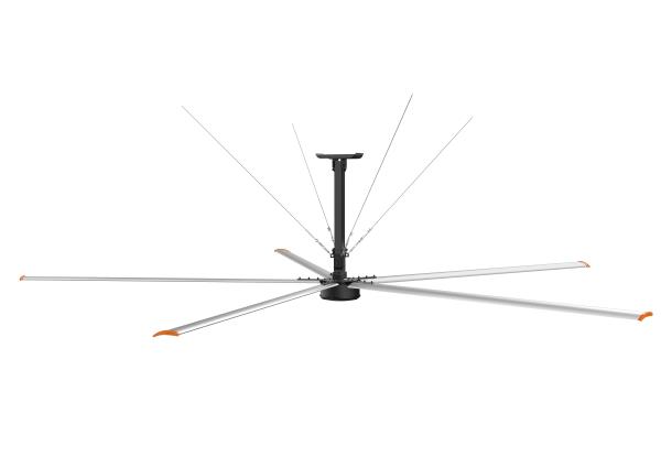 24 Ft Diameters PMSM Fans Single / Three Phase 220V/380V Agricultural Ceiling